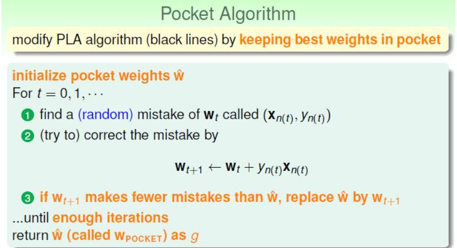pocket algorithm运算过程